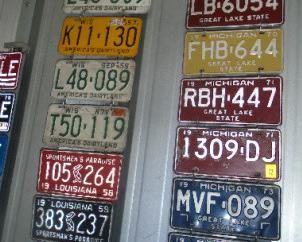 LICENSE PLATES