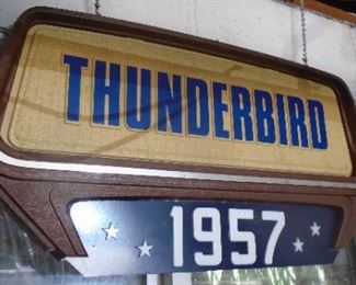  57 THUNDERBIRD SIGN