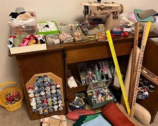 All sewing supplies, mostly new