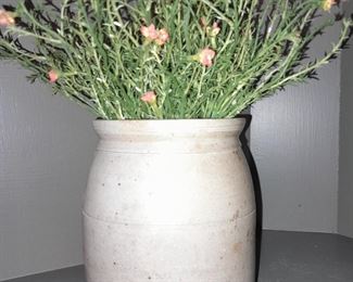 Antique "Unsigned" Mini Crockware W/ Flowers