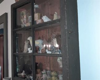 AMAZING Handmade Wall Mounted Shawdowbox Display Case Repurposed From An Antique Window!