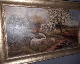 Antique Painting Circa 1900 By Concord, NH Artist (Originally $275)