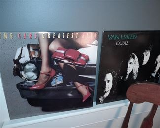 The Cars & Van Halen LP Record Albums