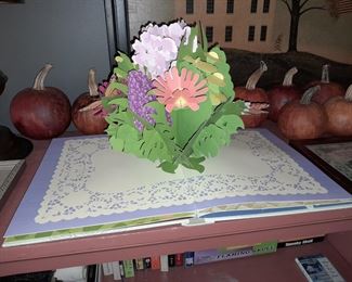 3D Floral Pop Up Book