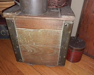 Antique Wooden Dairy Box