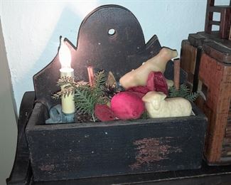 Wooden Box Candlelight Display