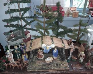 Nativity Set W/ Figurines