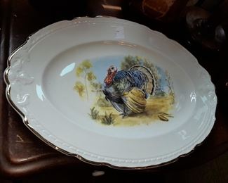 Porcelain Turkey Platter