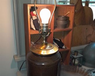 Crockware Lamp