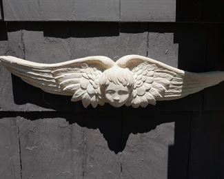 Large Wall Hanging Angel Statue