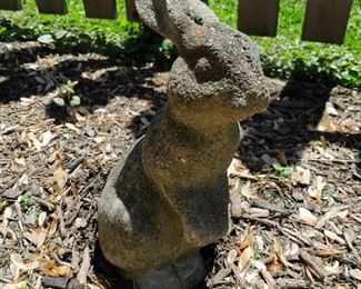 Concrete Bunny Figurine