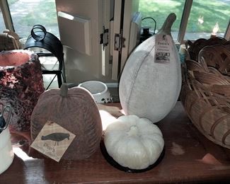 Stein's Country Collection Plush Pumpkins