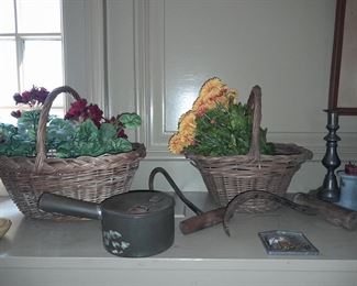 Baskets W/ Flowers