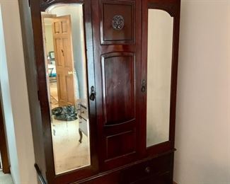 Mirrored Armoire