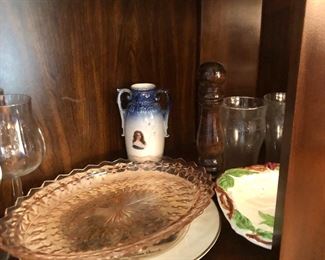 yellow depression glass