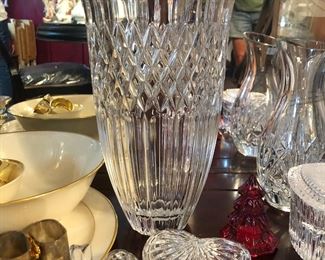 Gorgeous Waterford vase- it's very large. Waterford heart, Waterford S n P