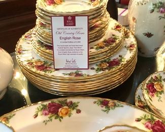 More pieces of the English Rose pattern