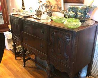 antique sideboard/buffet