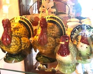 collection of vintage S and P shakers