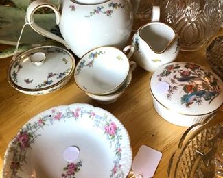 Coffee and cup set, trinket jar