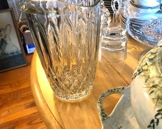 crystal pitcher