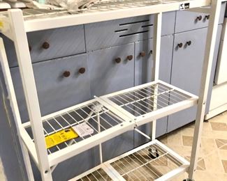 Origami folding metal shelf - new