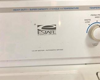 Estate by Whirlpool dryer