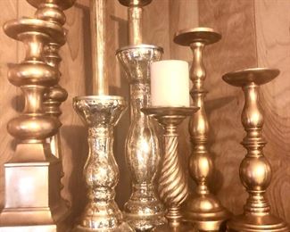 gold candlesticks