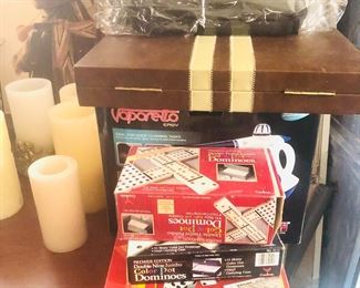 games and battery candles