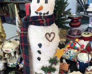 chenille snowman