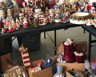 candlesticks, snowmen