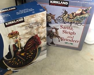 nutcracker, santa and reindeer