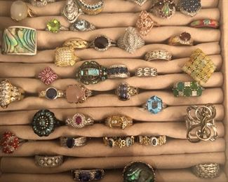 aqua marine, tanzanite