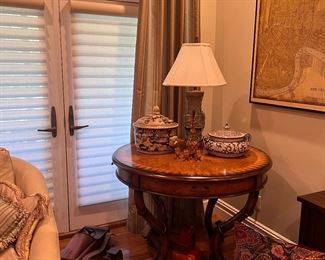 Bronze figured round table, possibly Maitland smith