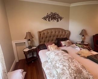 Nice tufted headboard