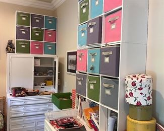 Many craft items- please keep area neat !