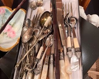 Sterling and other nice flatware