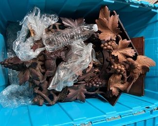 Large old, black forest cuckoo clock