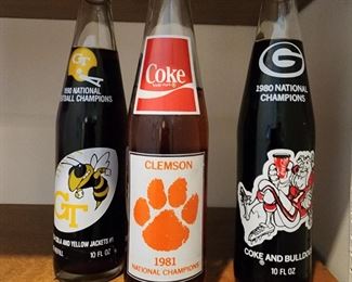 Coca Cola College Bottles