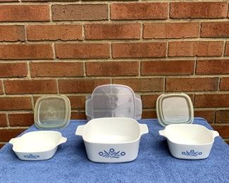 Cornflower Corningware