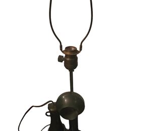 Candlestick phone lamp
