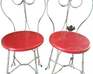 Children's Ice cream parlor  chairs 