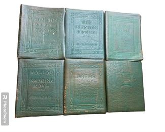 Antique paperbacks by Wilde, Kipling, and Burns