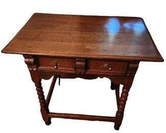 English Pine Pub table with twist legs