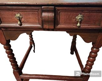 English Pine Pub table twist legs