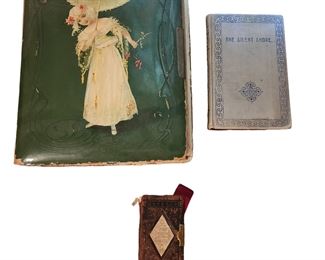 Antique Bible, Book and Photo Album