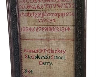 Early 19th Century Sampler 