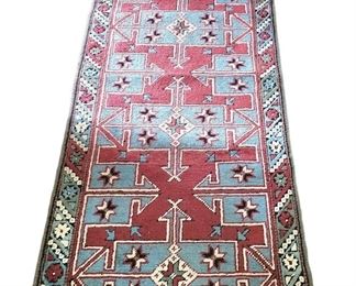 Hand Knotted Turkish runner