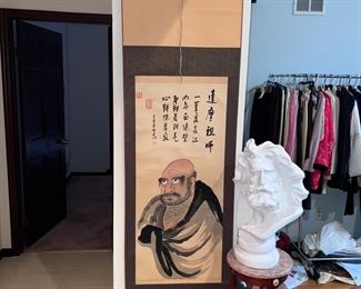 Hand painted scroll 