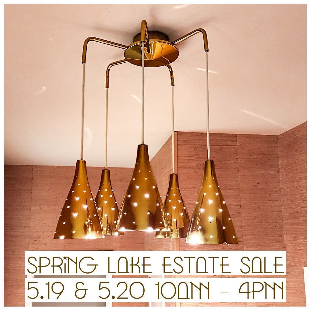 Vintage MCM light fixture by Paavo Tynell. 